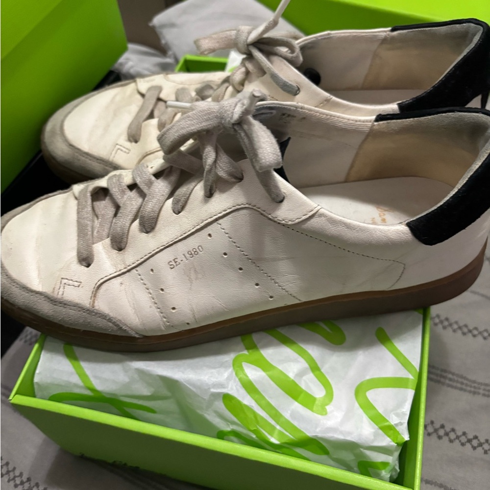 White and Black Sneakers